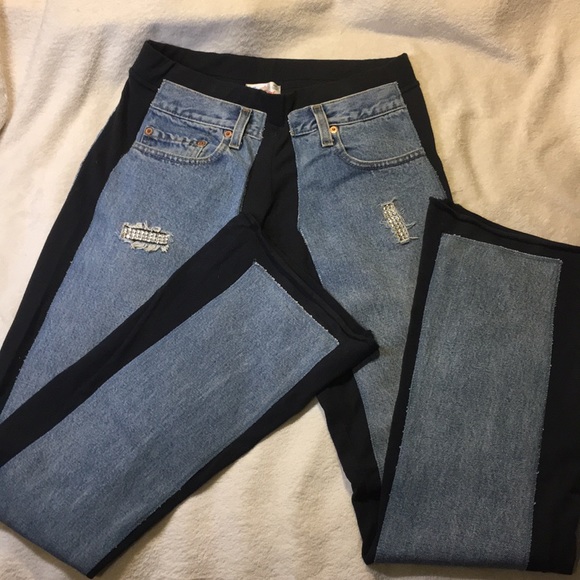 Bejeweled by Susan Fixel Denim - Bejeweled by Susan Fidel Sweat Jeans size small